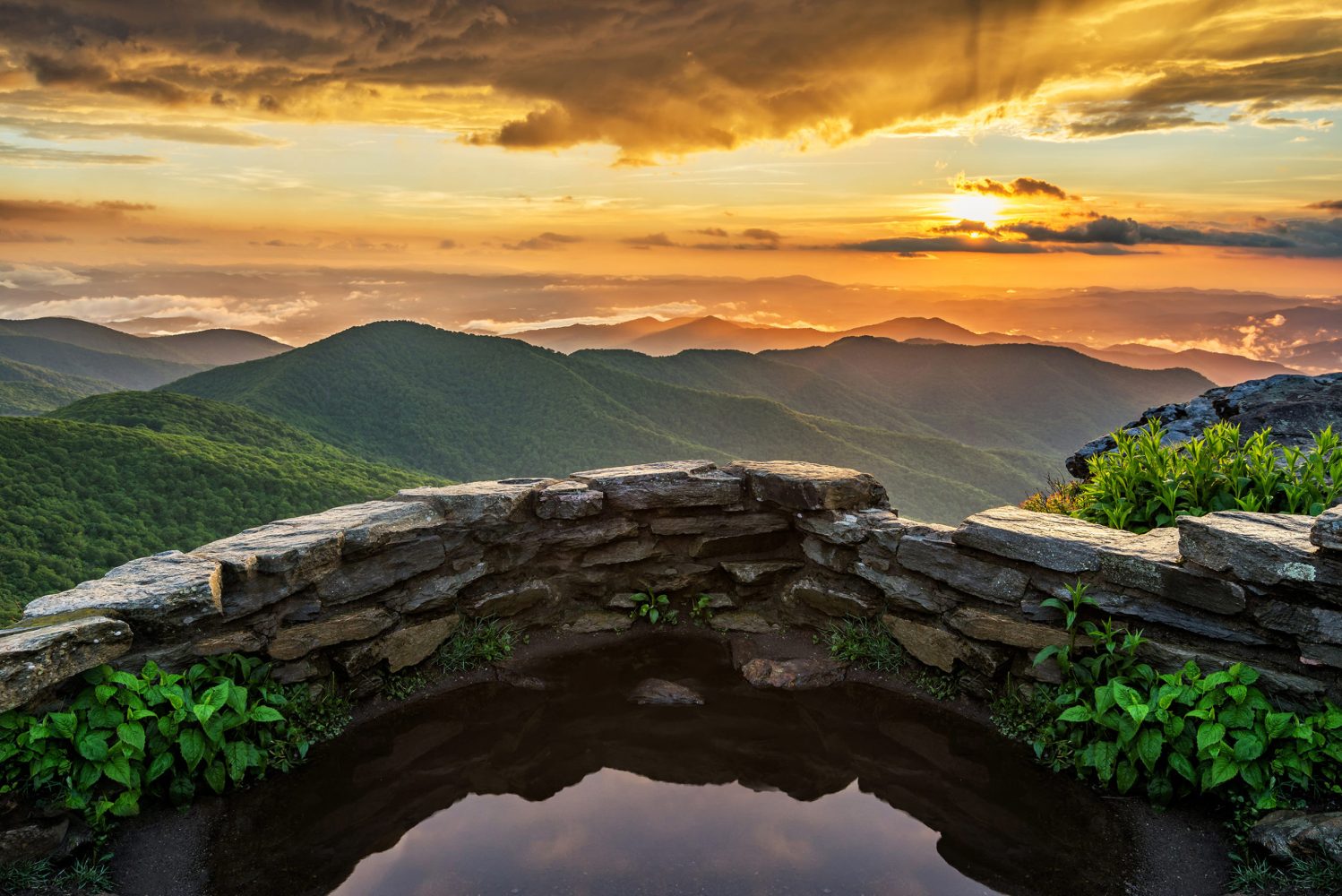 a view of a rocky mountain