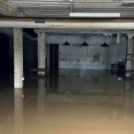 the inside of a building